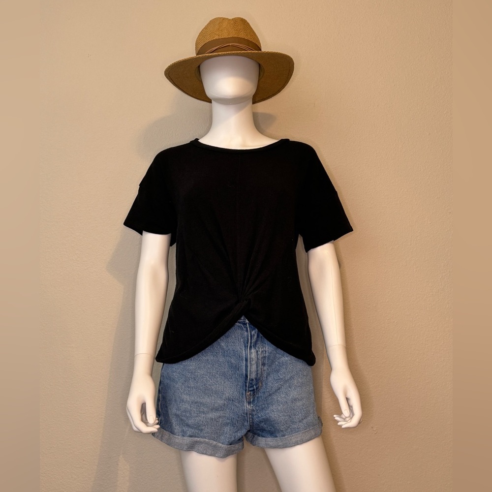 Black Cross Front Top